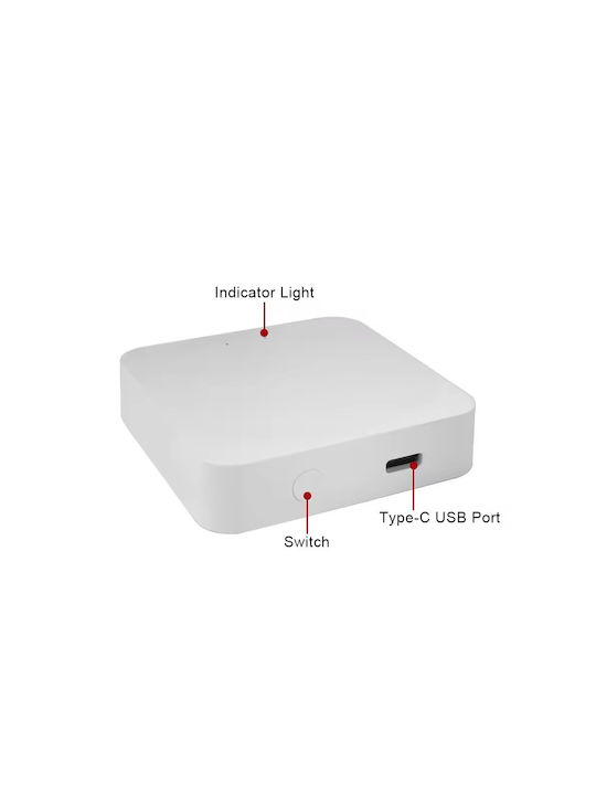 Wall-Mounted Combination Key Holder Wi-Fi with Keyboard 7.2x5.2x12.2cm
