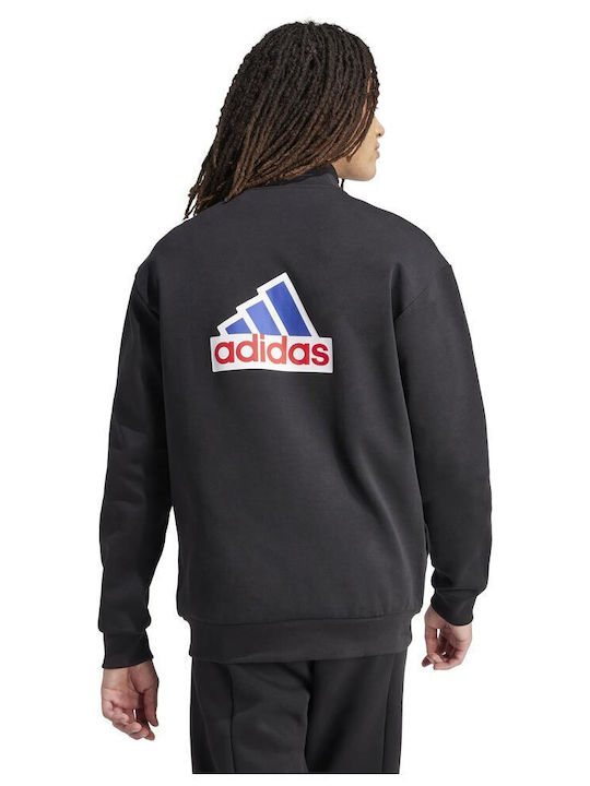 Adidas Future Icons Badge Sport Men's Sweatshirt Jacket Black