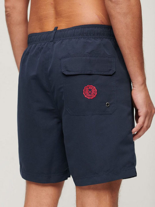 D2 Ovin Vintage Polo Ανδρικό Μαγιό Σορτς Μπλε