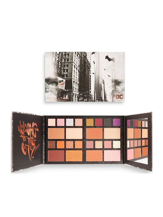 Revolution Beauty x DC Large Παλέτα Μακιγιάζ για Πρόσωπο & Μάτια