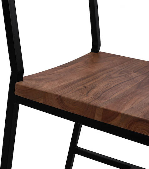 Καρέκλα Τραπεζαρίας Μεταλλική Μπεζ 45.5x43.5x85.5εκ.