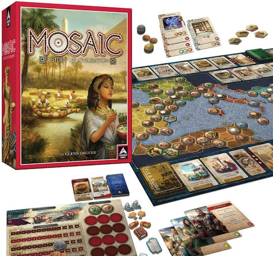 Настолна игра Mosaic: A Story of Civilization за 1-6 играчи 12+ години FOG-MOS-SPNX-1 (EN) Forbidden Games
