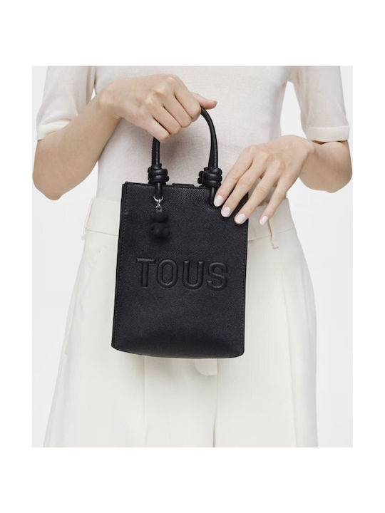 Rue Eco-Leder Damen Handytasche Schwarz