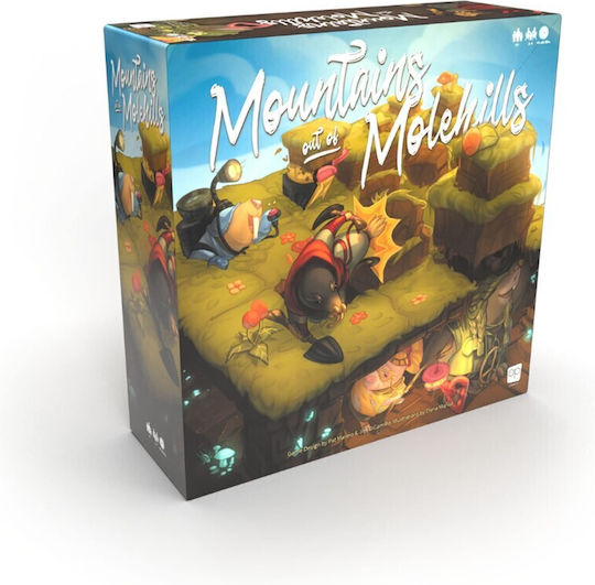 Board Game Mountains of Molehills for 2-4 Players 9+ Years Old The OP