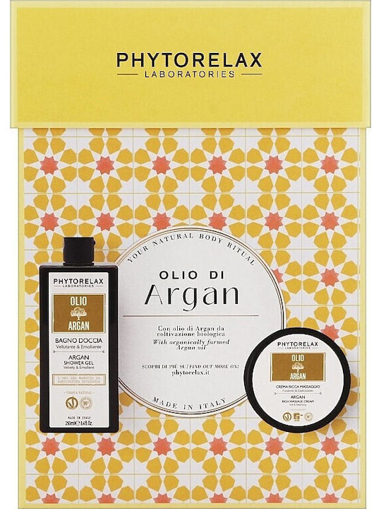 Phytorelax Olio Di Argan Hautpflegeset für Reinigung Körperreinigung Phytorelax Olio Di Argan Hautpflegeset für Reinigung Körperreinigung