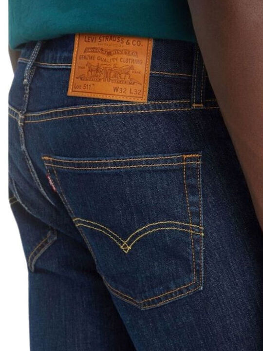 511 Men's Jeans Pants with Slim Fit Blue Black