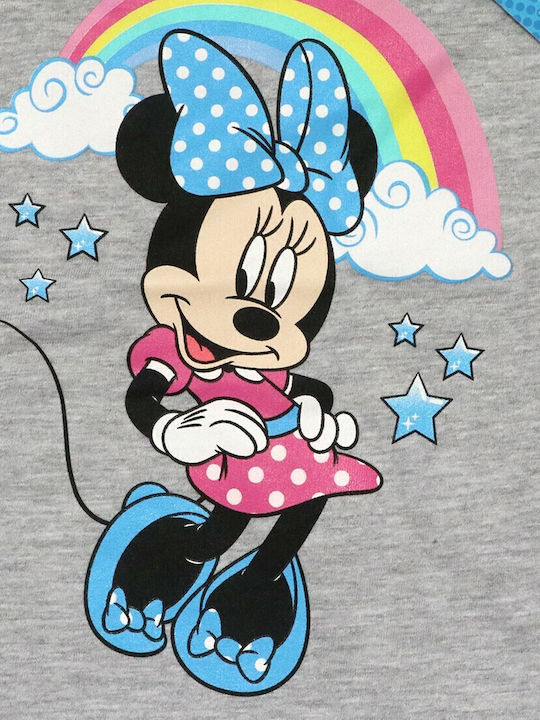Disney Kinder Schlafanzug Sommerlich Gray Minnie Mouse