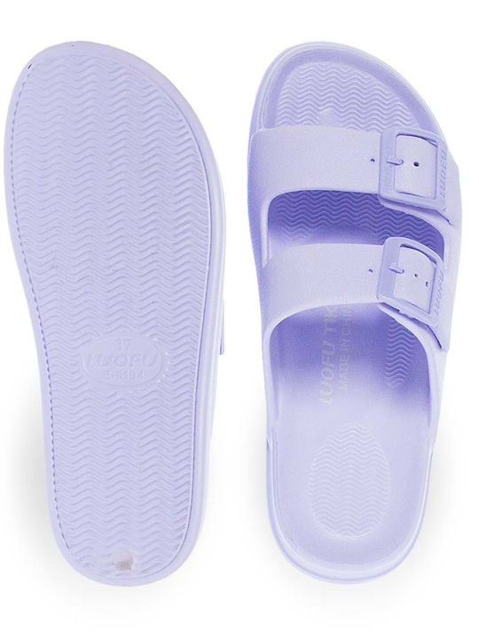 Flip Flops in Sandal Style in Purple Colour