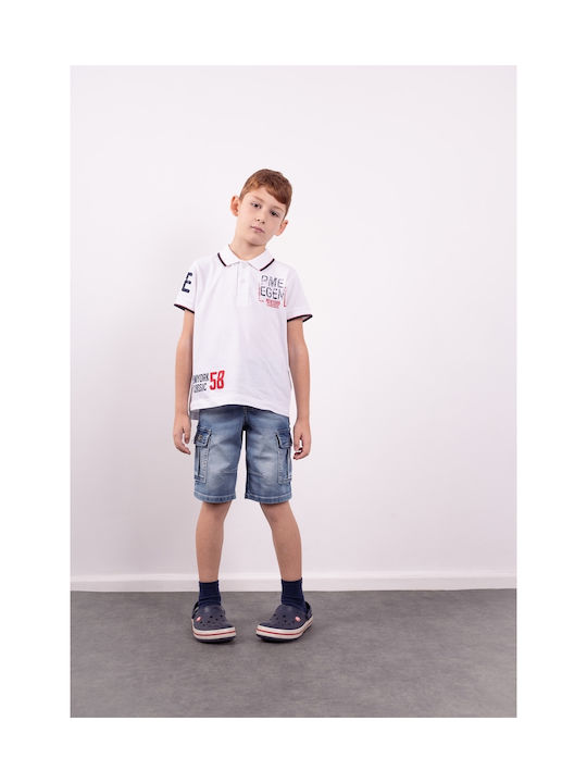 Hashtag Kinder Shorts/Bermudas Denim Blau