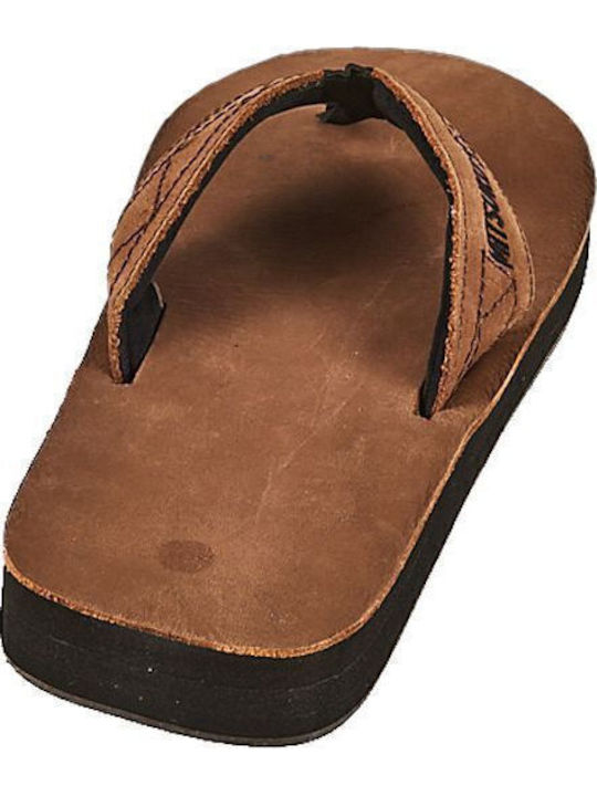 Herren Flip Flops Braun