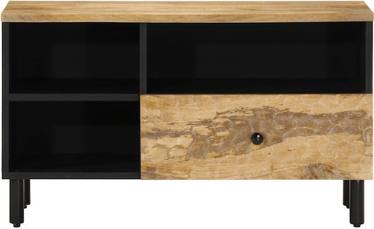 TV-Ständer aus Massivholz Braune M80xT33xH46cm