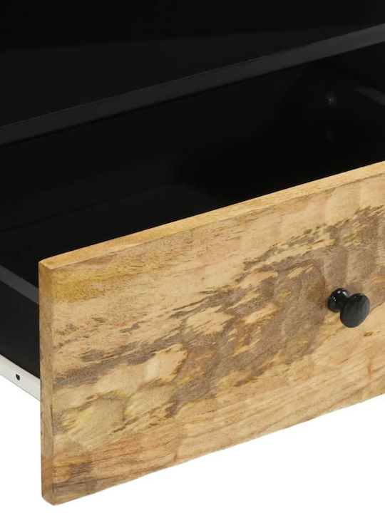 TV Stand Made of Solid Wood Brown M80xD33xH46cm
