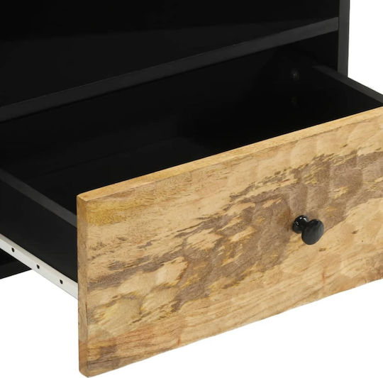 TV-Ständer aus Massivholz Braune M80xT33xH46cm