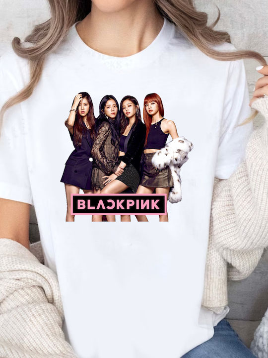 Fruit of the Loom Blackpink T-shirt Βαμβακερό