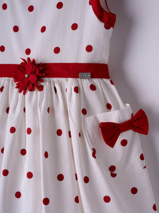 Red polka dot dress 242201 - Ebita