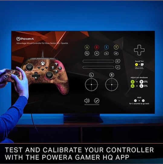 PowerA Advantage Cu fir Gamepad pentru Xbox Series with Lumectra