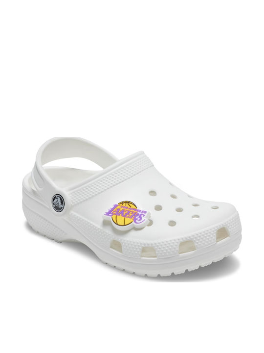 Crocs Jibbitz Charm NBA Λευκό