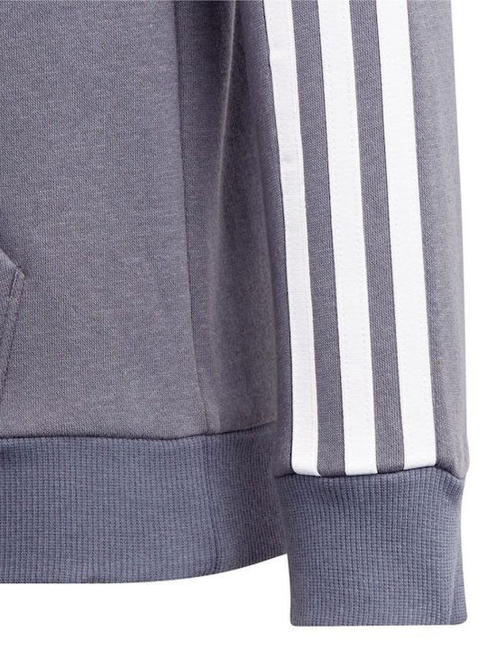 Adidas Kids Sweatshirt with Hood and Pocket Gray Tiro 23 League Sweat