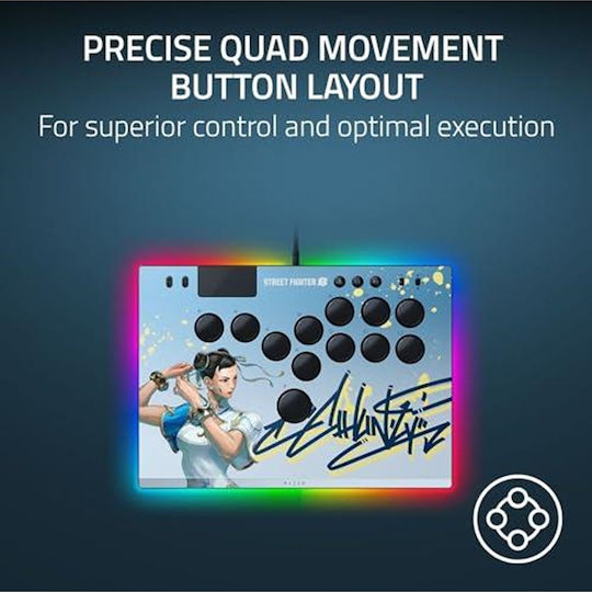 Razer Kitsune - SF6 Chun-Li Edition Cu fir Gamepad pentru PC / PS5