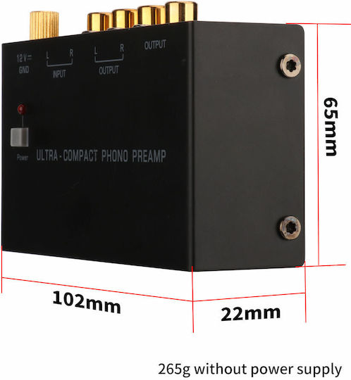 Tp400 Προενισχυτης Phono Turntable Preamplifier Pp400 Slim