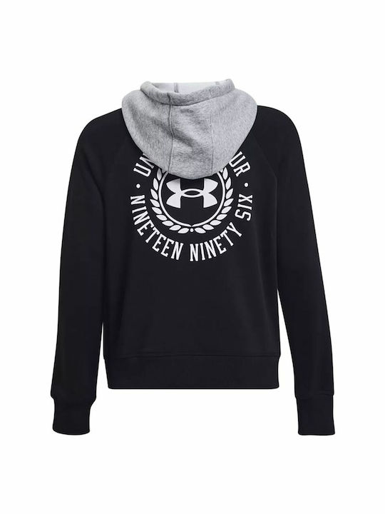 Under Armour Rival Φούτερ Μαύρο με Κουκούλα