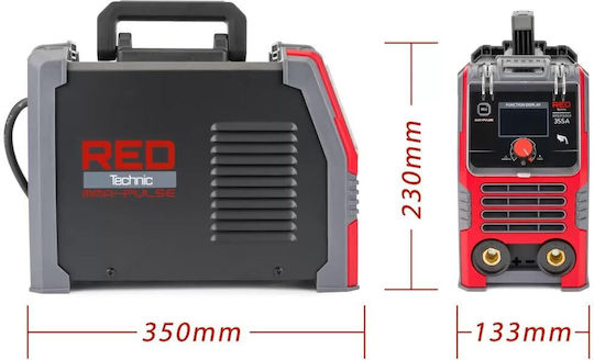 Red Technic Ηλεκτροκόλληση Inverter TIG / MMA με Μέγιστο Ρεύμα Συγκόλλησης 355A και Κύκλο Εργασίας 60%