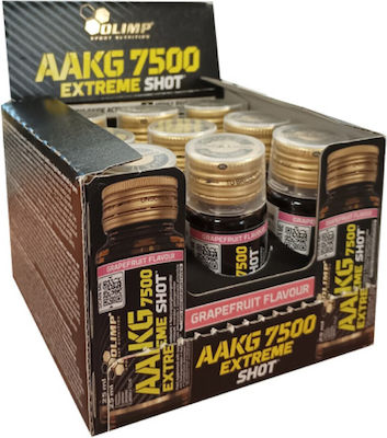 Olimp Sport Nutrition Aakg 7500 Extreme Shot 7500mg 9 x 25ml Grapefruit