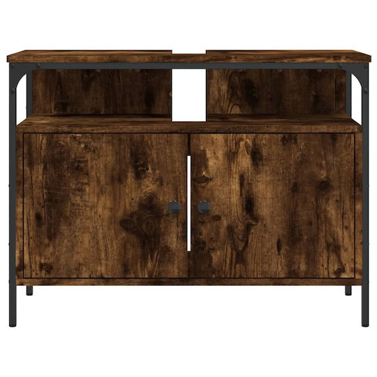 vidaXL Countertop without Sink L60xW30xH60cm Smoky Oak