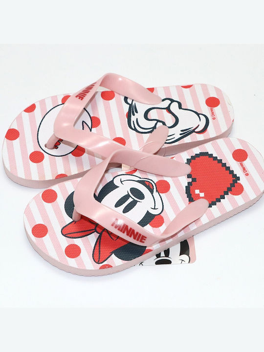 Disney Șlapi pentru copii Flip Flops Minnie Roz Mouse