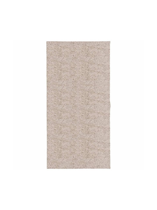 vidaXL Rug Rectangular Shaggy Beige