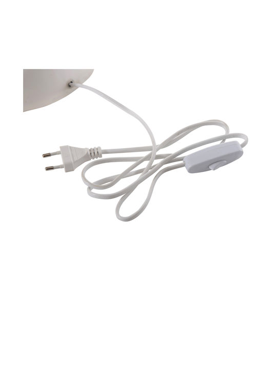 HomeMarkt Smush Floor Lamp with Socket for Bulb E27 White