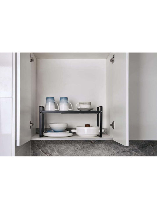 Quasar Επιτραπέζια Βάση Universal Storage Raft Μεταλλική 28x18x28εκ. Μαύρη