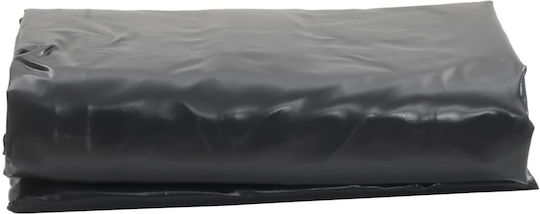 vidaXL Waterproof Tarpaulin 600gr/m² 8x5m. Heavy Duty Black