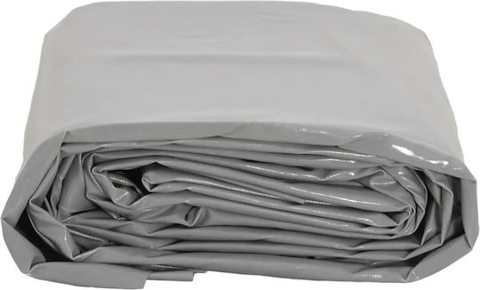 vidaXL Waterproof Tarpaulin 600gr/m² 8x4m. Heavy Duty Gray