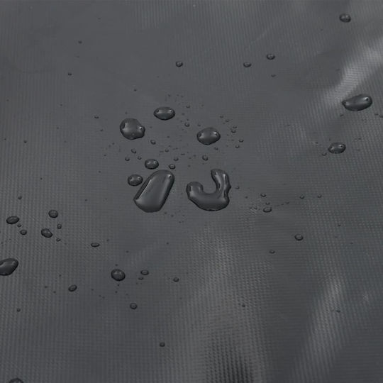 vidaXL Waterproof Tarpaulin 600gr/m² 5x5m. Heavy Duty Black