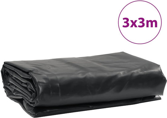 vidaXL Водоустойчив Брезент 600гр/кв.м 3x3м. Тежък товар Сив