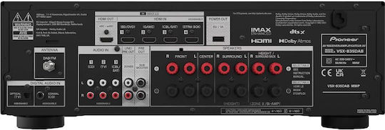 Pioneer Home Cinema Amplifier 4K/8K 7.2 Channels with HDR and Dolby Atmos Black