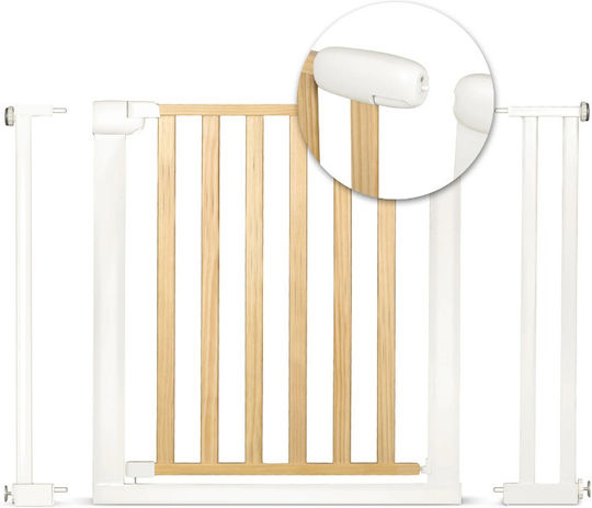 Nukido Security Door made of Metal in White Color 77x77cm 1pcs