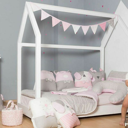 Baby Star Σετ Κούνιας Sugar Family 7742 Ροζ 3τμχ