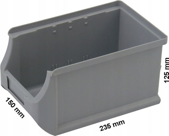 Allit Plastic Tool Bin Organiser W23.5xD15xH12.5cm