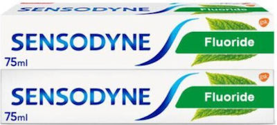 Sensodyne Fluoride Zahnpasta für Empfindliche Zähne 2x75ml