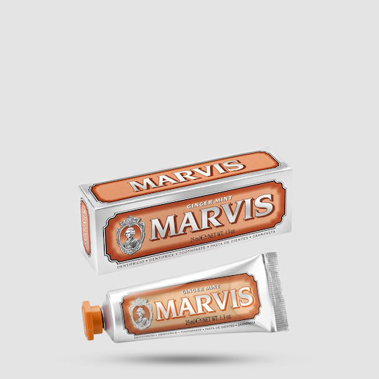 Marvis Ginger Mint Οδοντόκρεμα για Ουλίτιδα , Πλάκα & Τερηδόνα 25ml