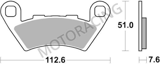 SBS Τακάκια Μοτοσυκλέτας Πίσω για Yamaha TT