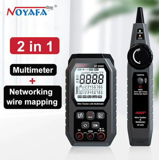 Noyafa Multimetru digital cu Buzzer cu Măsurare AC / DC / Rezistență 112329
