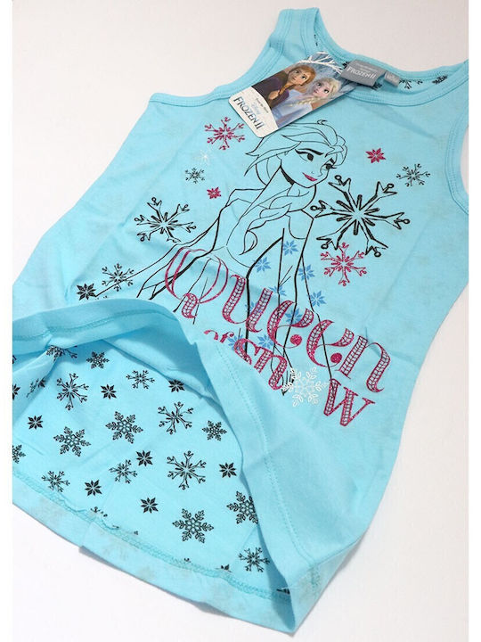 Kids' Shirt Sleeveless Light Blue Frozen