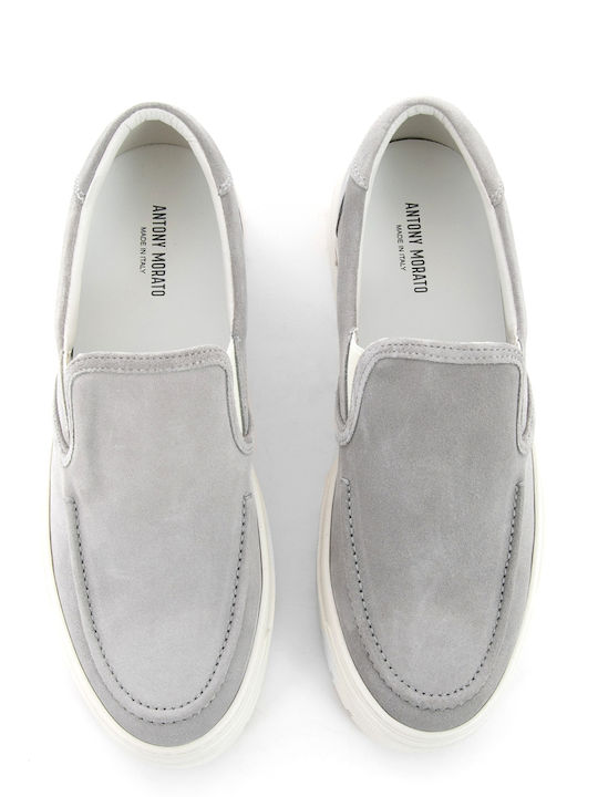 Antony Morato Slip On Shoes - Pumice Stone Flats & Μοκασίνια (Ανδρικό Pumice Stone - FW01559LE300005-9066)