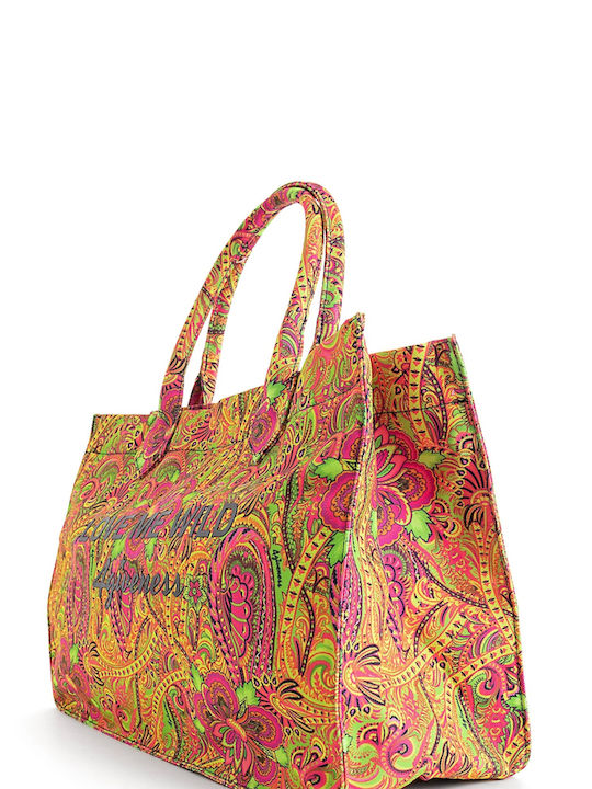 4giveness Saint Tropez Beach Tote Bag - Multi Colors Bags (Women's Synthetic Polyester Multi Colors - FGAW2267)