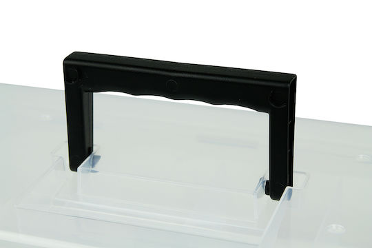 Prosperplast Tool Compartment Organiser 6 Slot Transparent 35.9x23.8x8.5cm