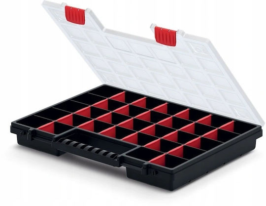 Prosperplast Werkzeugkoffer-Organisator 32 Positionen Schwarz 39.9x30.3x5cm