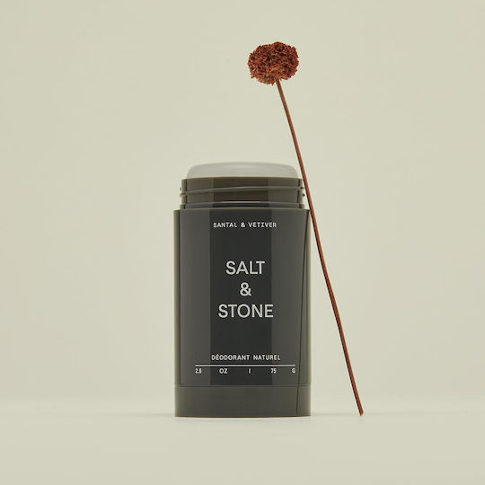 Salt & Stone Vetiver, Lemongrass & Sandalwood Αποσμητικό σε Stick 75gr